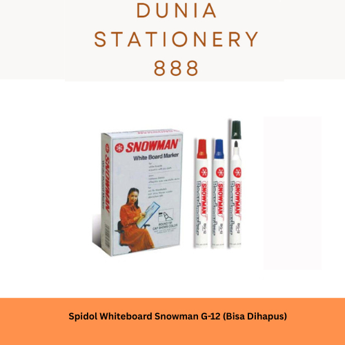 

Spidol Snowman Whiteboard / Papan Tulis / Board Marker hitam / biru / merah