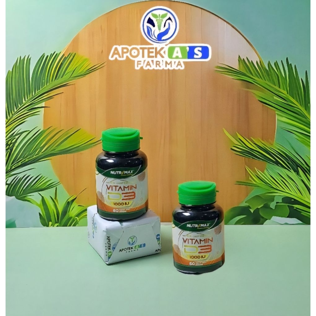 Nutrimax Vitamin D3 1000 IU - 60tablet