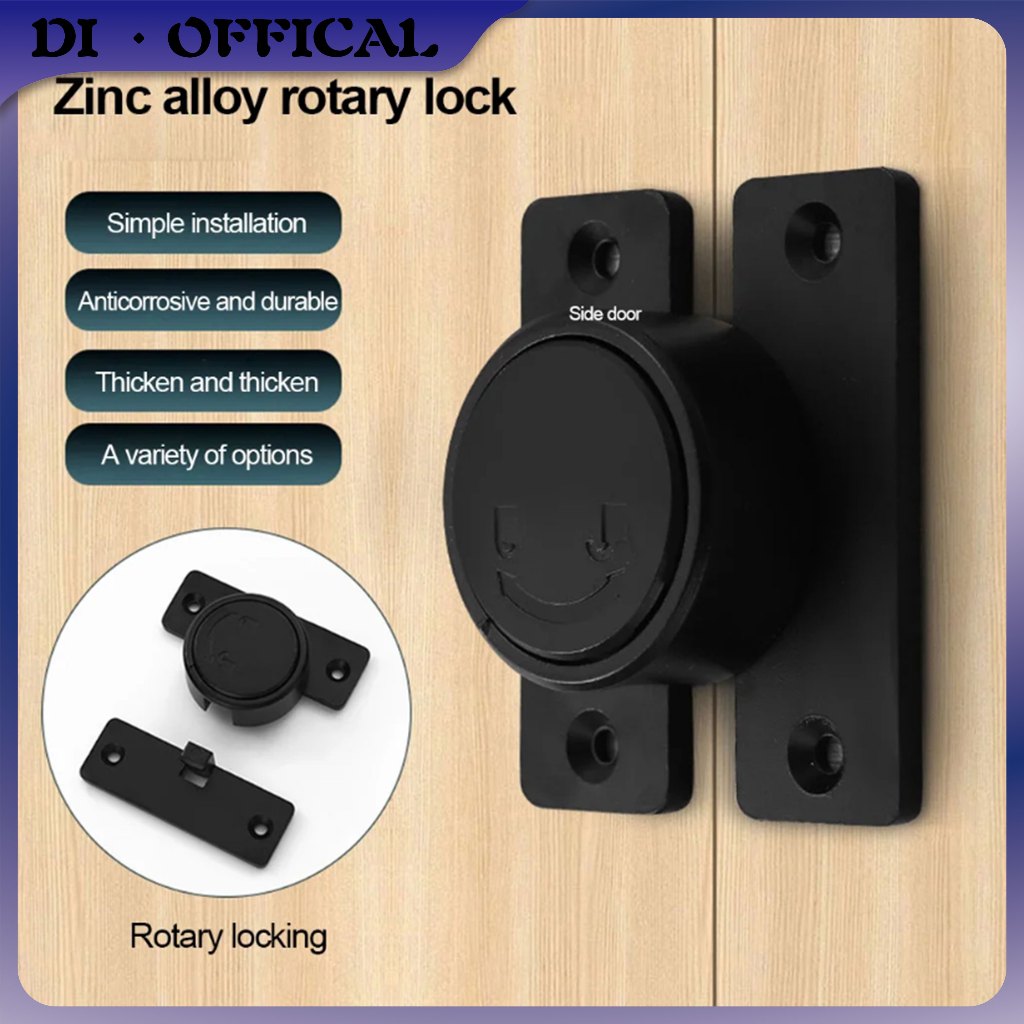 READY 180° Grendel Pintu Gembok Putar Grendel Slot Pintu Universal Kunci Pintu Rumah Logam Selot Pin