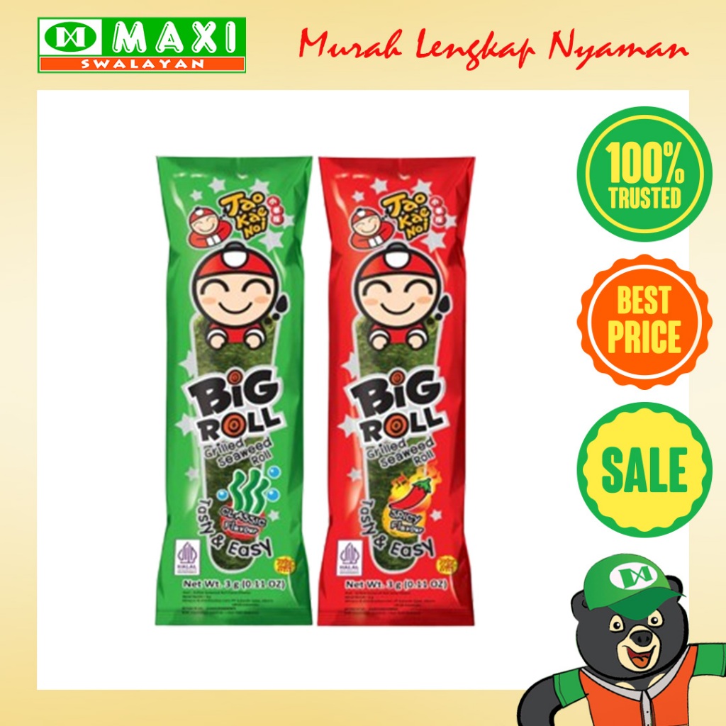 

TAO KAE NOI SEAWEED / TAO KAE NOI Big Roll Seaweed 3gr