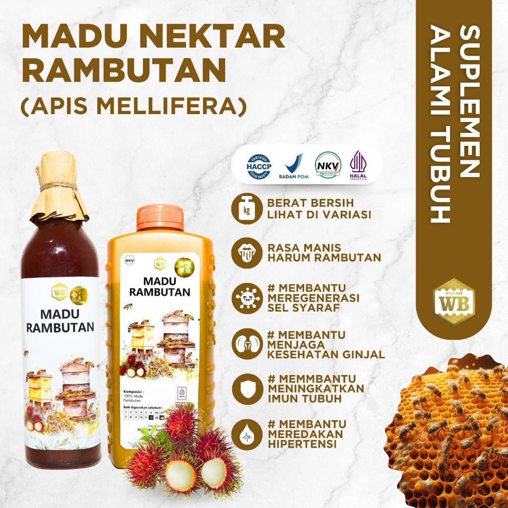 

Madu Budidaya Rambutan / Lebah Apis Mellifera