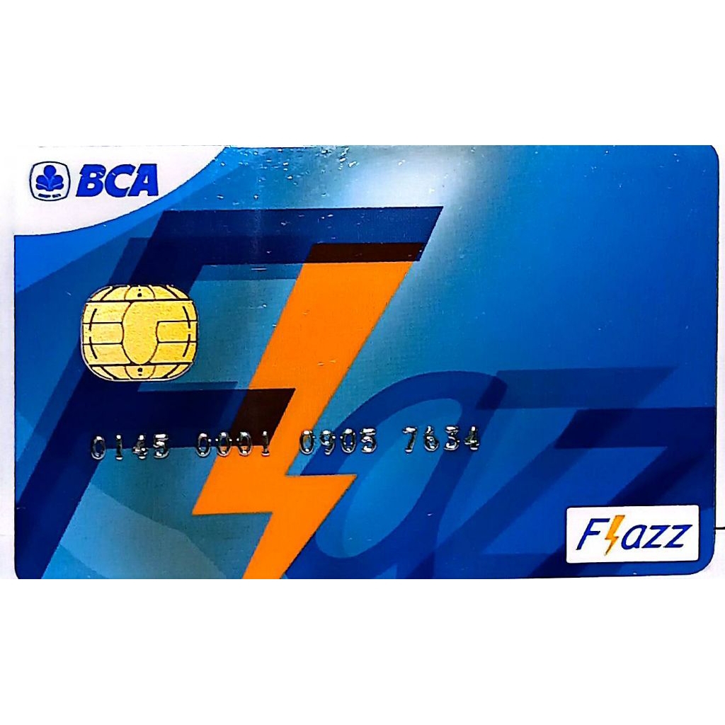 Kartu Flazz BCA Gen 1 – Motif Angka Timbul
