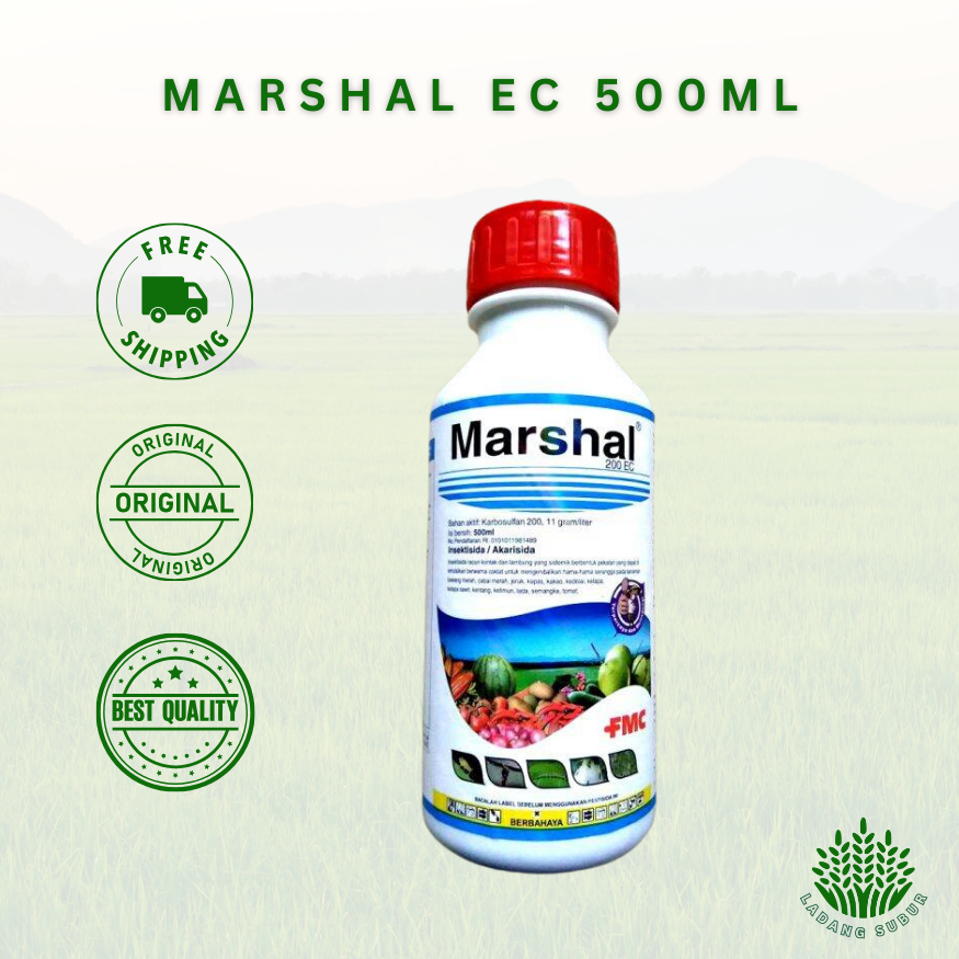 (500ml) INSEKTISIDA MARSHAL 200EC KEMASAN 500 ML / Marshal Insektisida