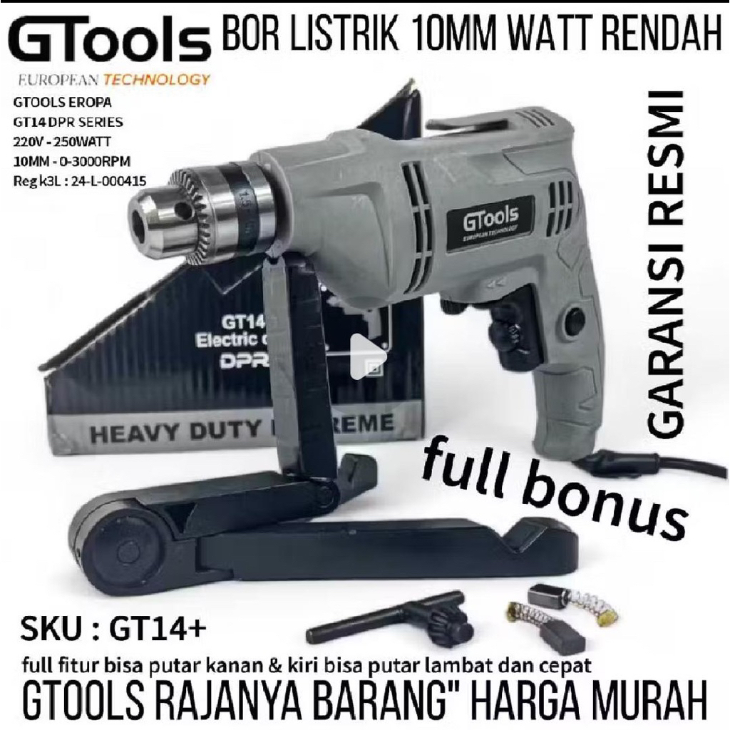 Bor listrik gtools gt14+ hemat daya