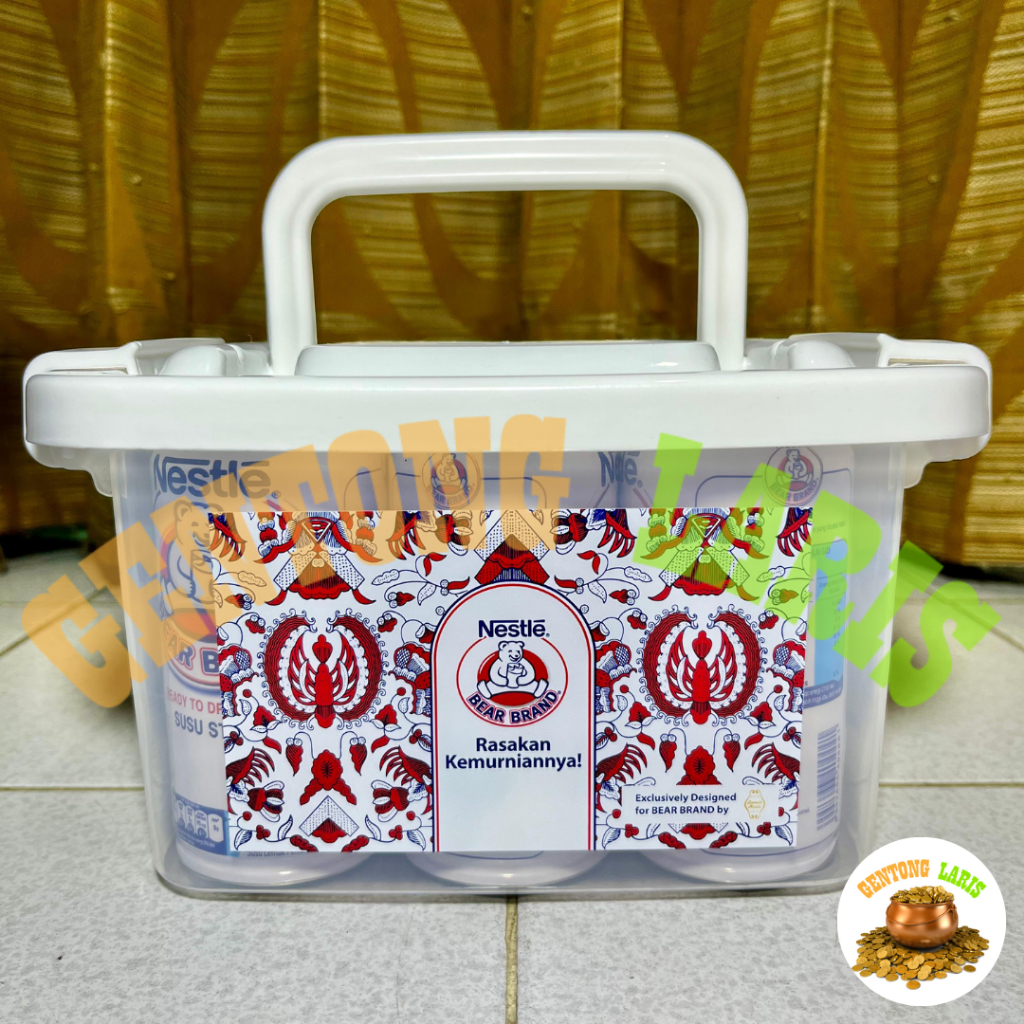 

1 BOX CONTAINER isi 6 Kaleng Susu Beruang Nestle Bear Brand