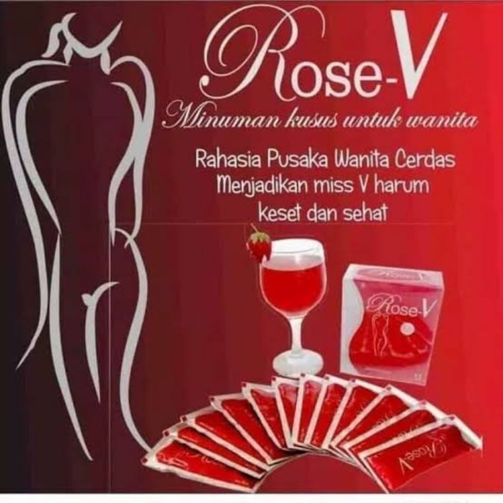 Rose V (Khusus Perawatan Daerah Kewanitaan) 1box 15 Sachet-ROSEV NASA