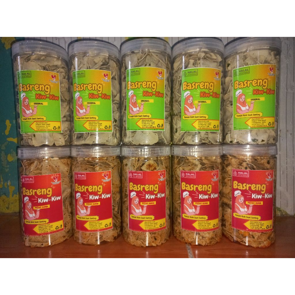 

Kripik Basreng Koin Kriuk Gurih Pedas Enak