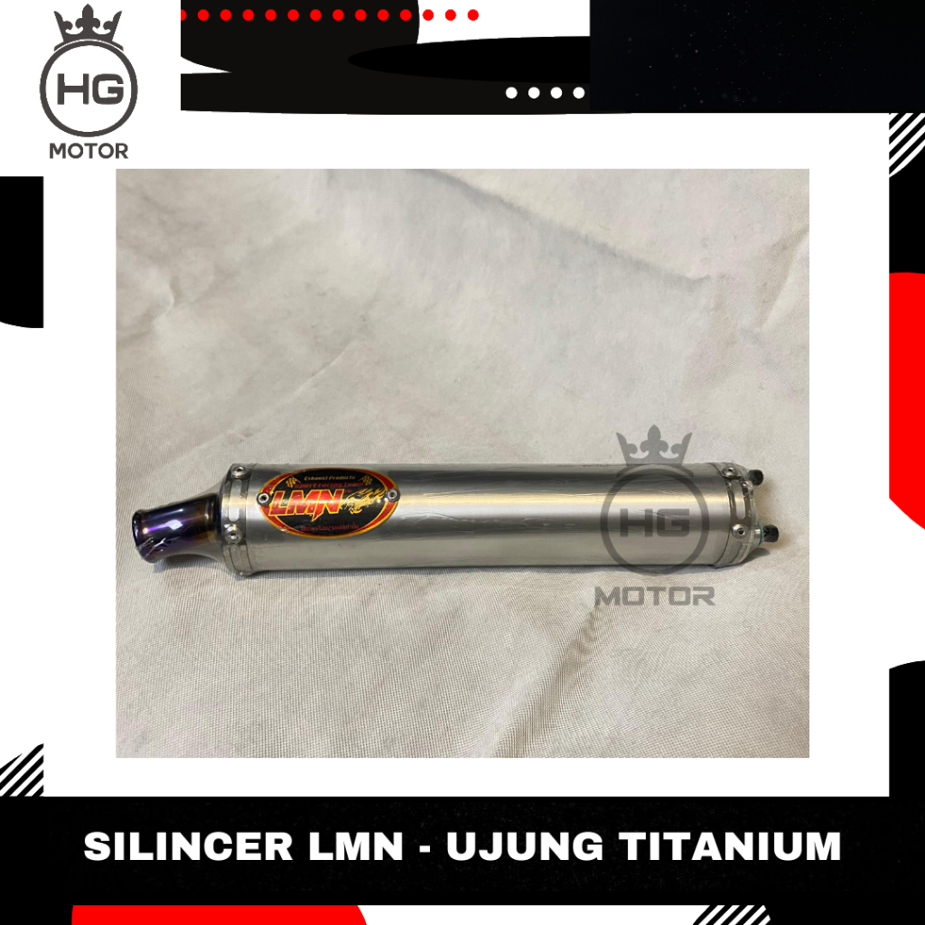 LMN SILINCER  KNALPOT LMN RACING NINJA NSR RXKING UJUNG CORONG TITANIUM