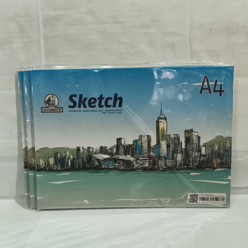 

SKETCHBOOK LOCOMOTIF A4 150gsm 25lembar / pcs
