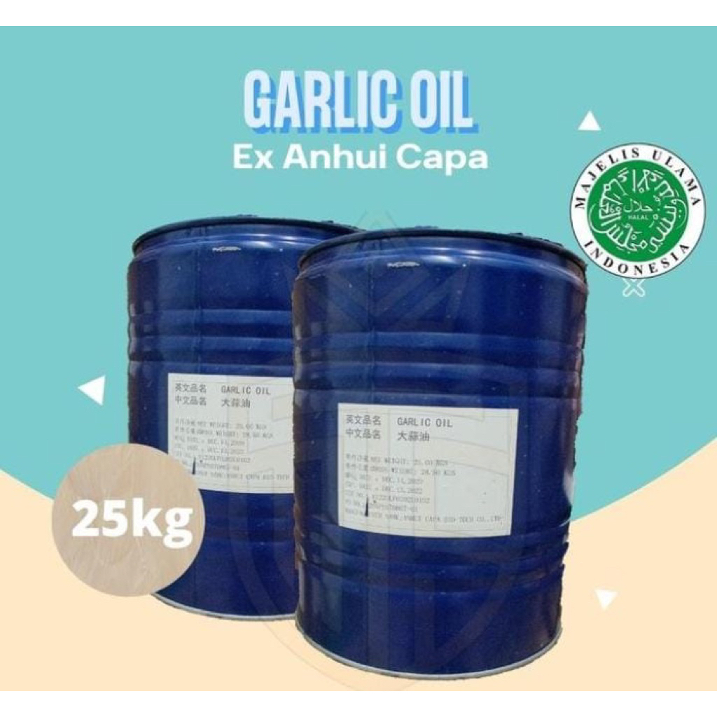 

Garlic Oil / Minyak bawang putih - Ex Anhui Capa - 25KG