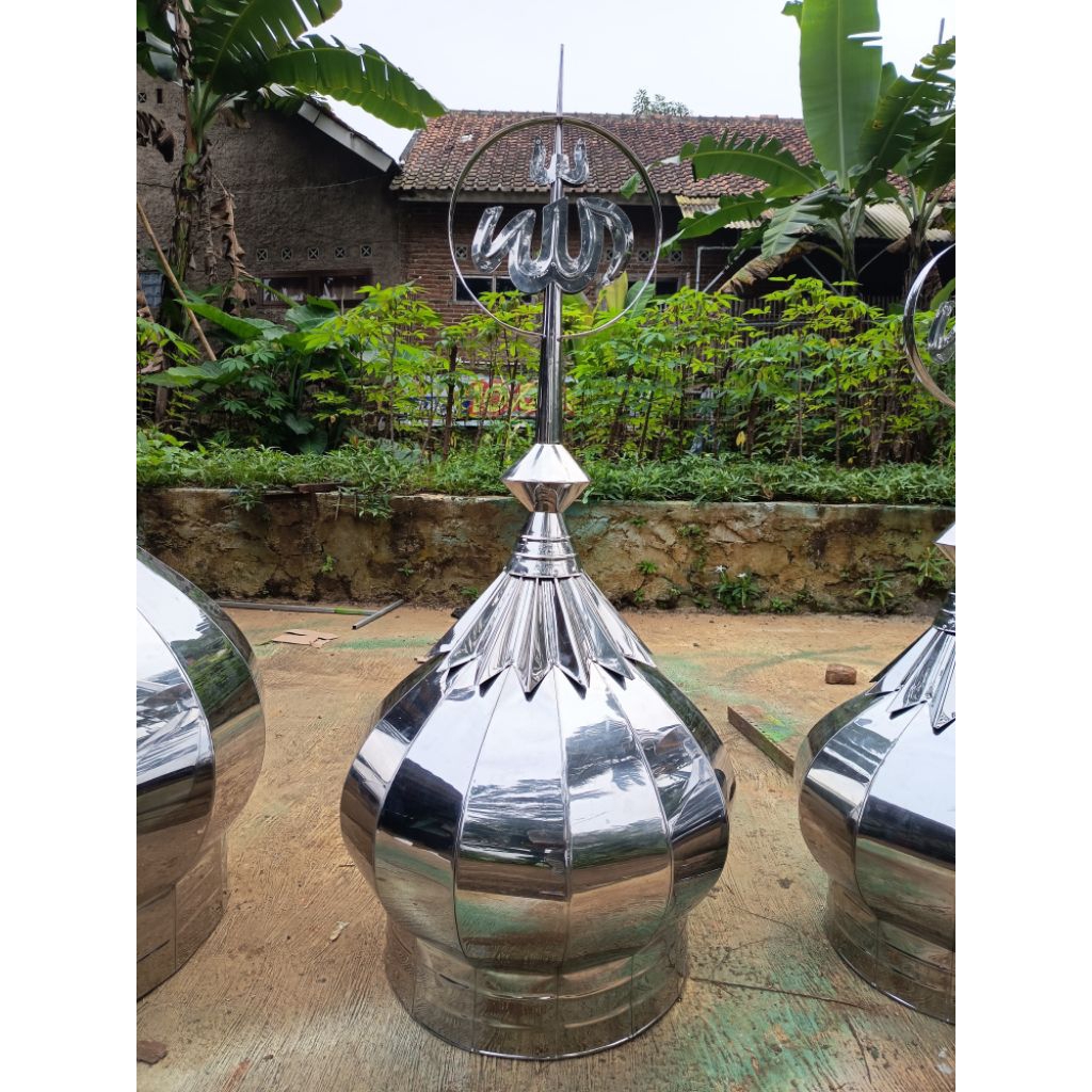 Kubah Masjid Stainless Ukuran 60cm