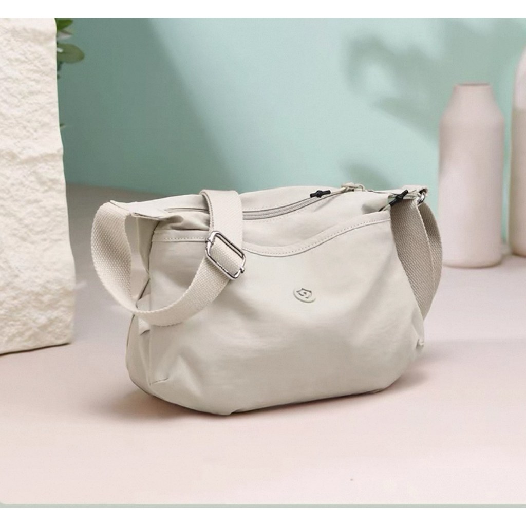 Jielshi Model Terbaru Tas Slempang 868-8 Bahan Kanvas Permium Anti Air Slingbag