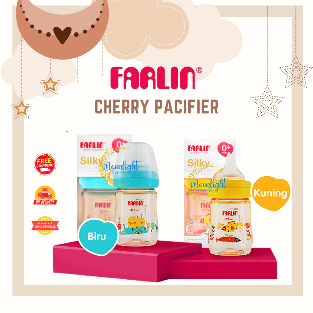 Farlin Silky PPSU Little Artist Baby Feeding Bottle 150ml - Botol Susu PPSU Bayi