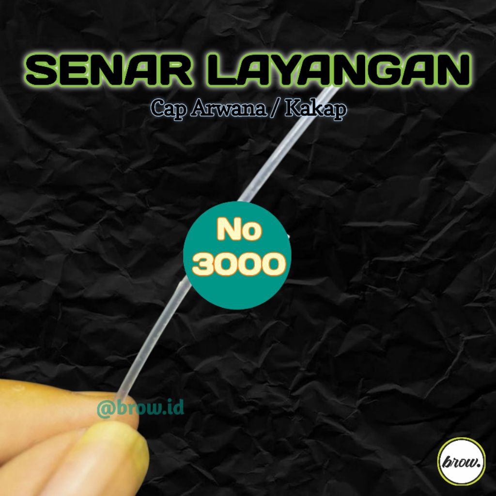 SENAR UK 3000 IKAN ARWANA / KAKAP SENAR LAYANGAN GAPANGAN CAP IKAN KAKAP
