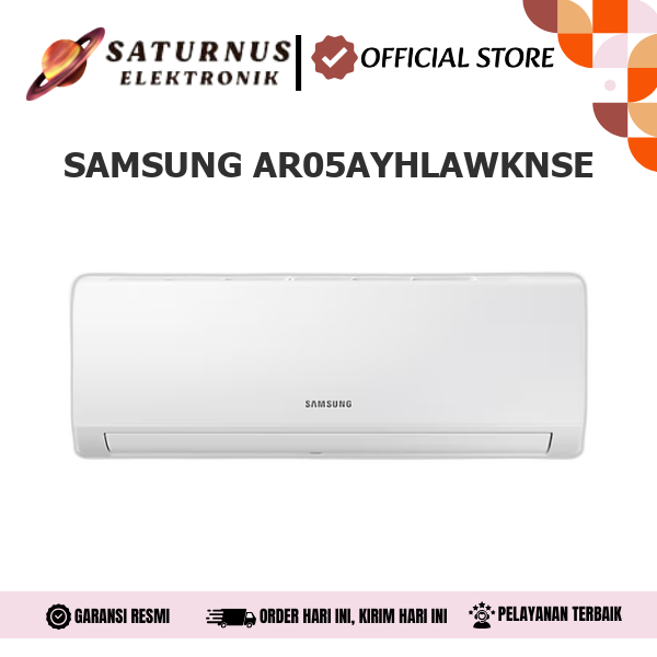 SAMSUNG AR05AYHLAWKNSE AC SPLIT ALPHA INVERTER 0.5 PK SMART AIR FLOW RAPID COOLING AR05AYHLAWKNSE AR