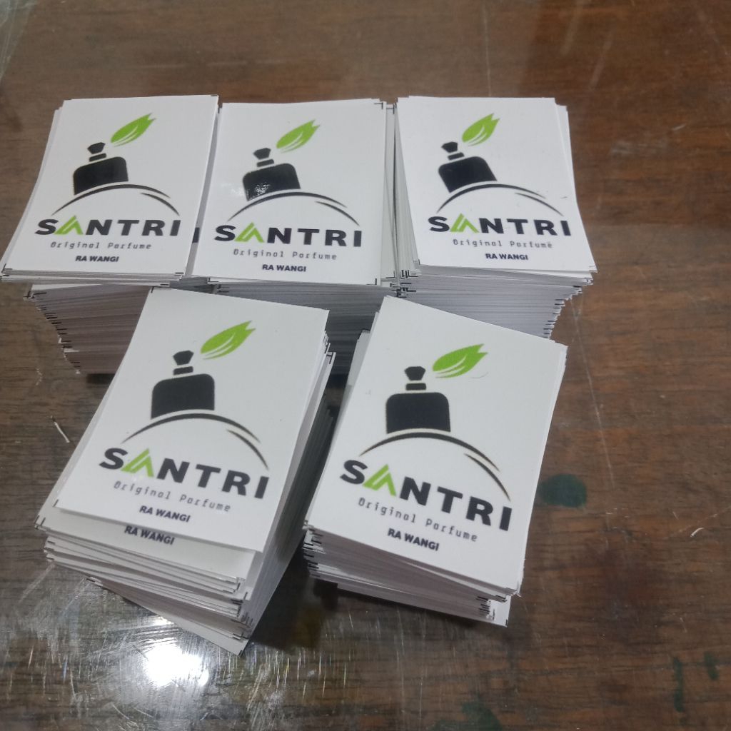 

cetak stiker vinyl white / transparan