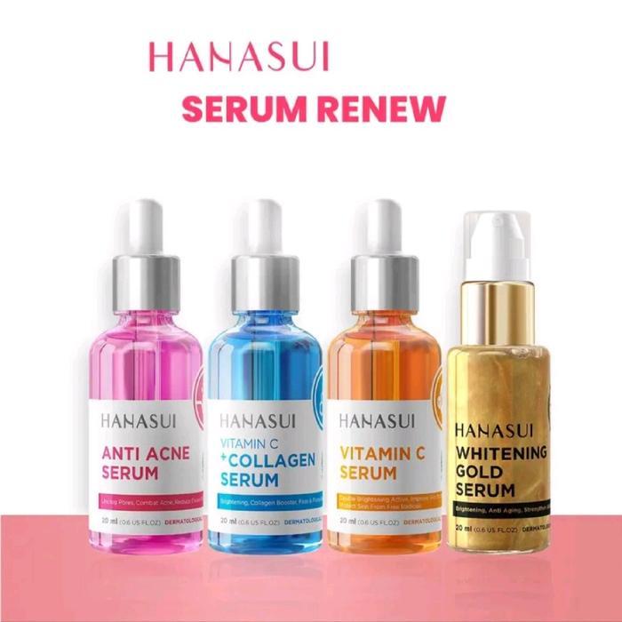 Hanasui Serum Wajah Series - Whitening Gold Serum / Serum Wajah Glowing Dan Putih