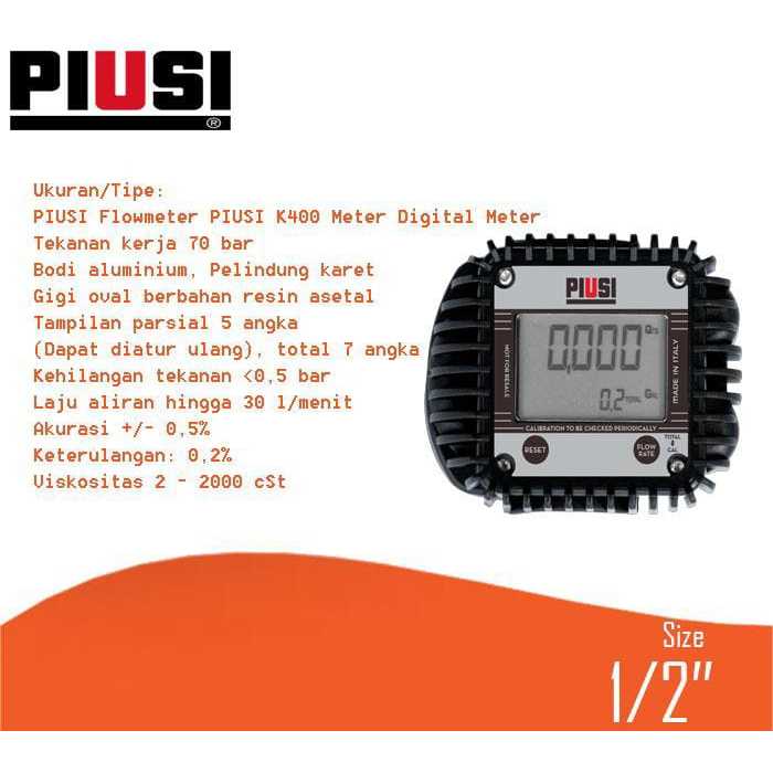 Flow meter PIUSI k400 Digital Meter Flow Meter Digital
