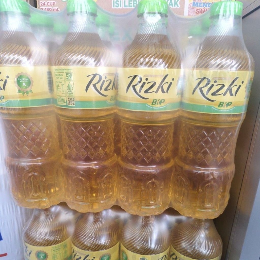 MINYAK GORENG RIZKI MINYAK 1BOTOL (1 KRAT ISI 12)