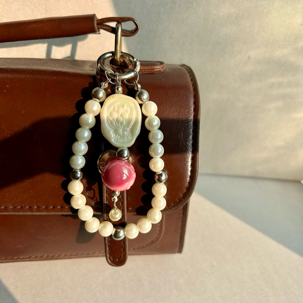 Pearl Bloom Charm•Gantungan Hp•Gantungan Tas/Pouch