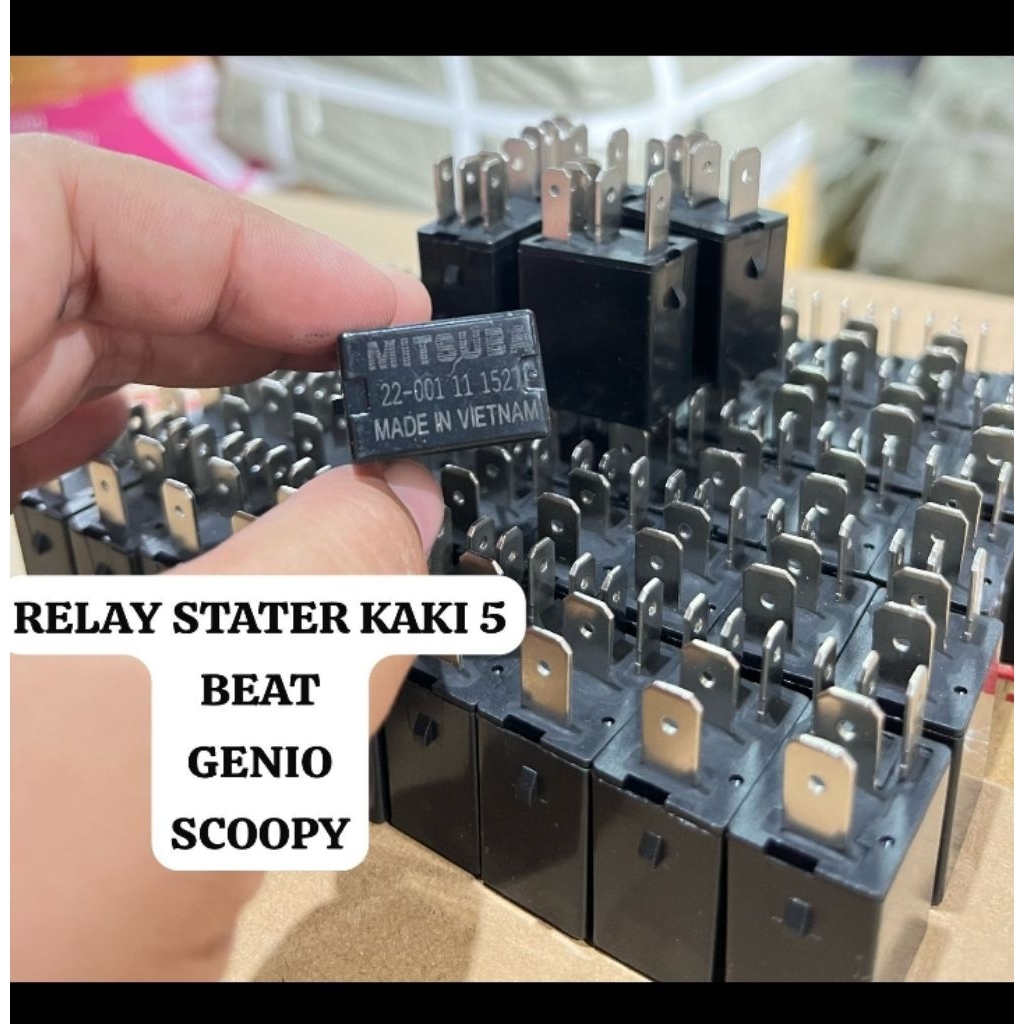 RELAY STATER KAKI 5 HONDA BEAT GENIO SCOOPY MITSUBA (VIETNAM)