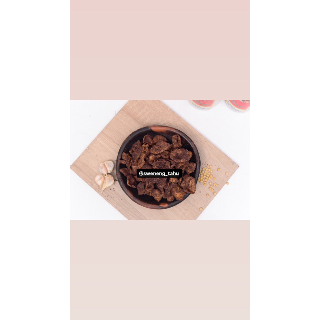 

Keripik tahu crispy premium rasa cokelat/ cemilan kekinian/ renyah