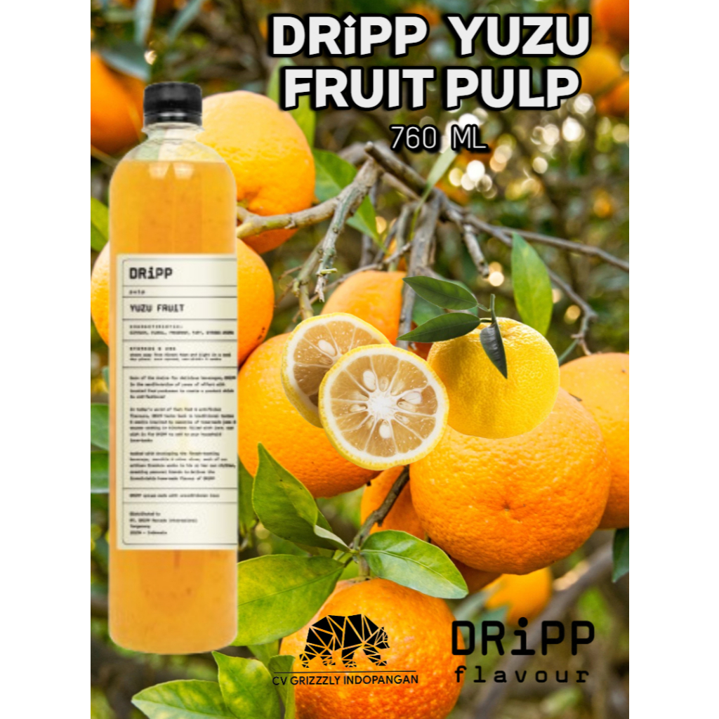 

DRiPP Yuzu Fruit Pulp (Sirup Bubur Rasa Buah Yuzu)