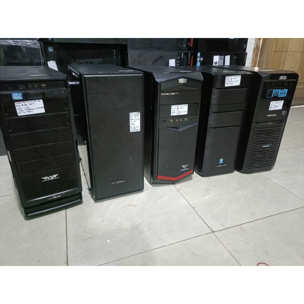 PC RAKITAN I5 GEN 4 MURAH CASING RENDOM MOBO GIGABYTE