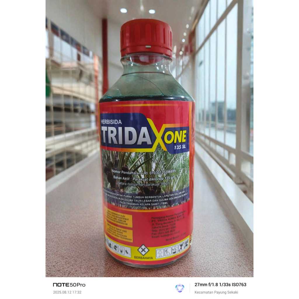 (100% ORI)HERBISIDA TRIDAXONE 135SL 1 LTR (Parakuat diklorida 135 g/l)