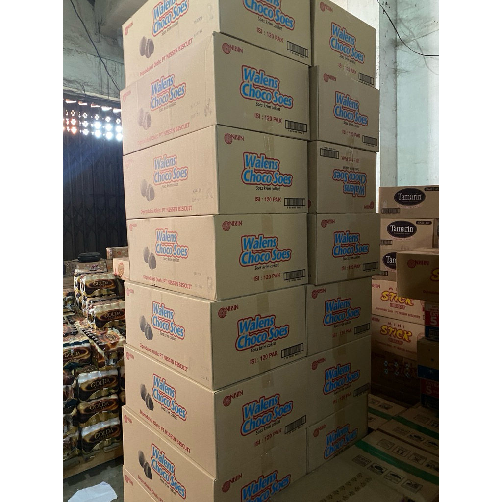 

NISSIN WALENS SOES COKLAT 1 DUS ISI 120 PAK ❗️(HARGA TERMURAH)❗️