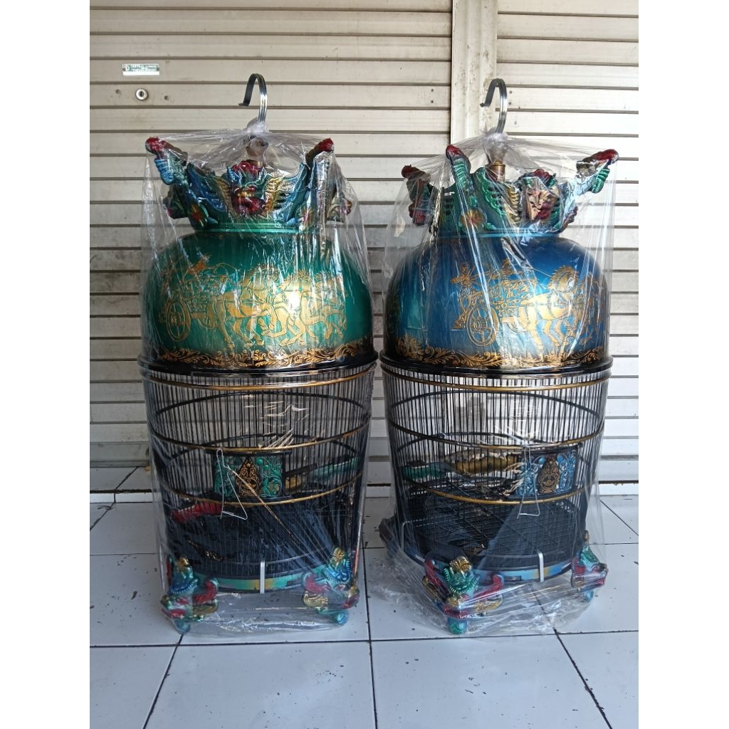 SANGKAR PERKUTUT FIBER BARONG