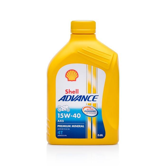 OLI SHELL ADVANCE AX5 15W40 800ML | OLI MESIN SHELL ADVANCE