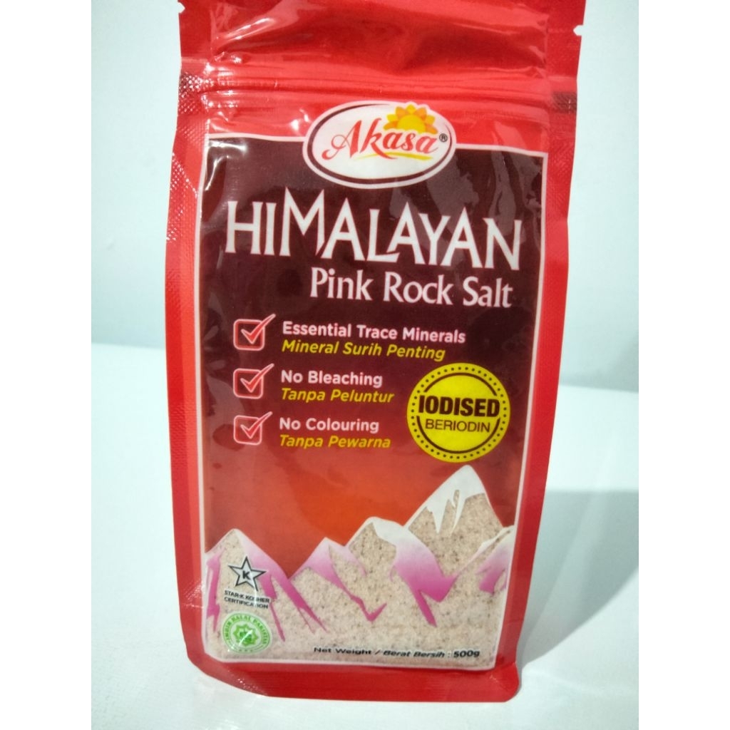 

Akasa Himalayan Pink Rock Salt 500 gram