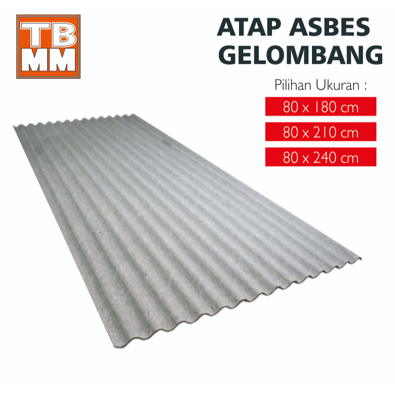 ATAP ASBES GELOMBANG / ASBES ROOF / GENTENG ASBES / ASBES GELOMBANG KECIL