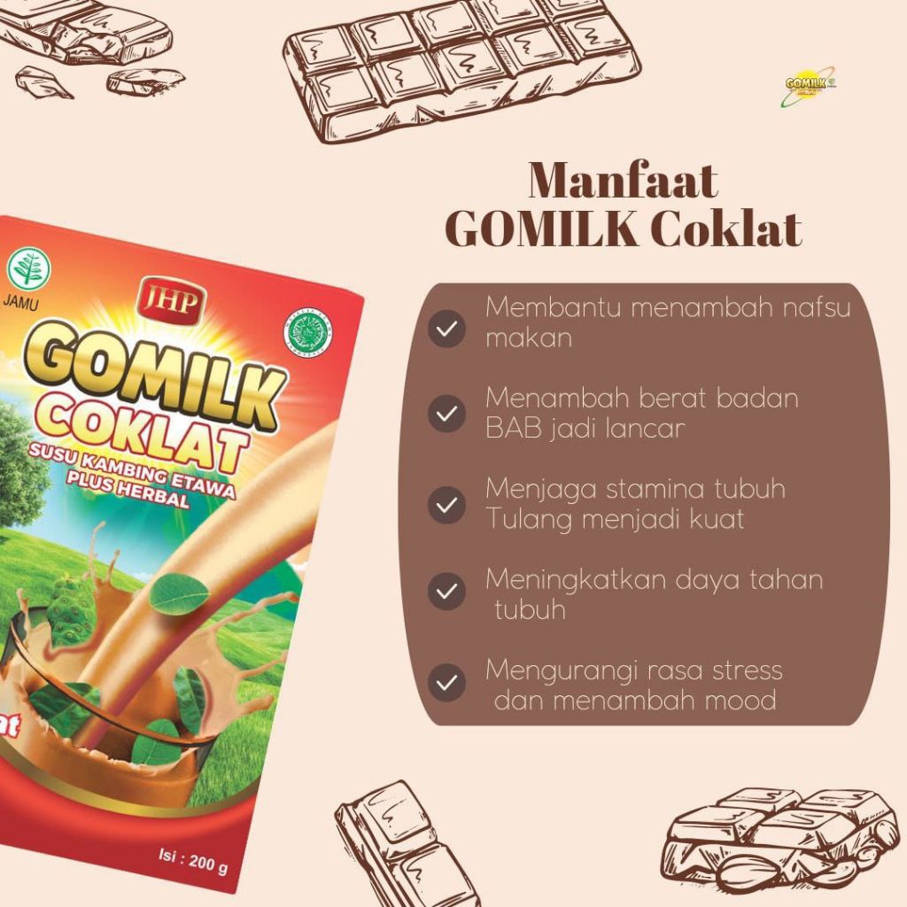 

[PAKET RESELLER] [GOMILK 200GR 10 BOX ] SUSU KAMBING ETAWA PLUS HERBAL