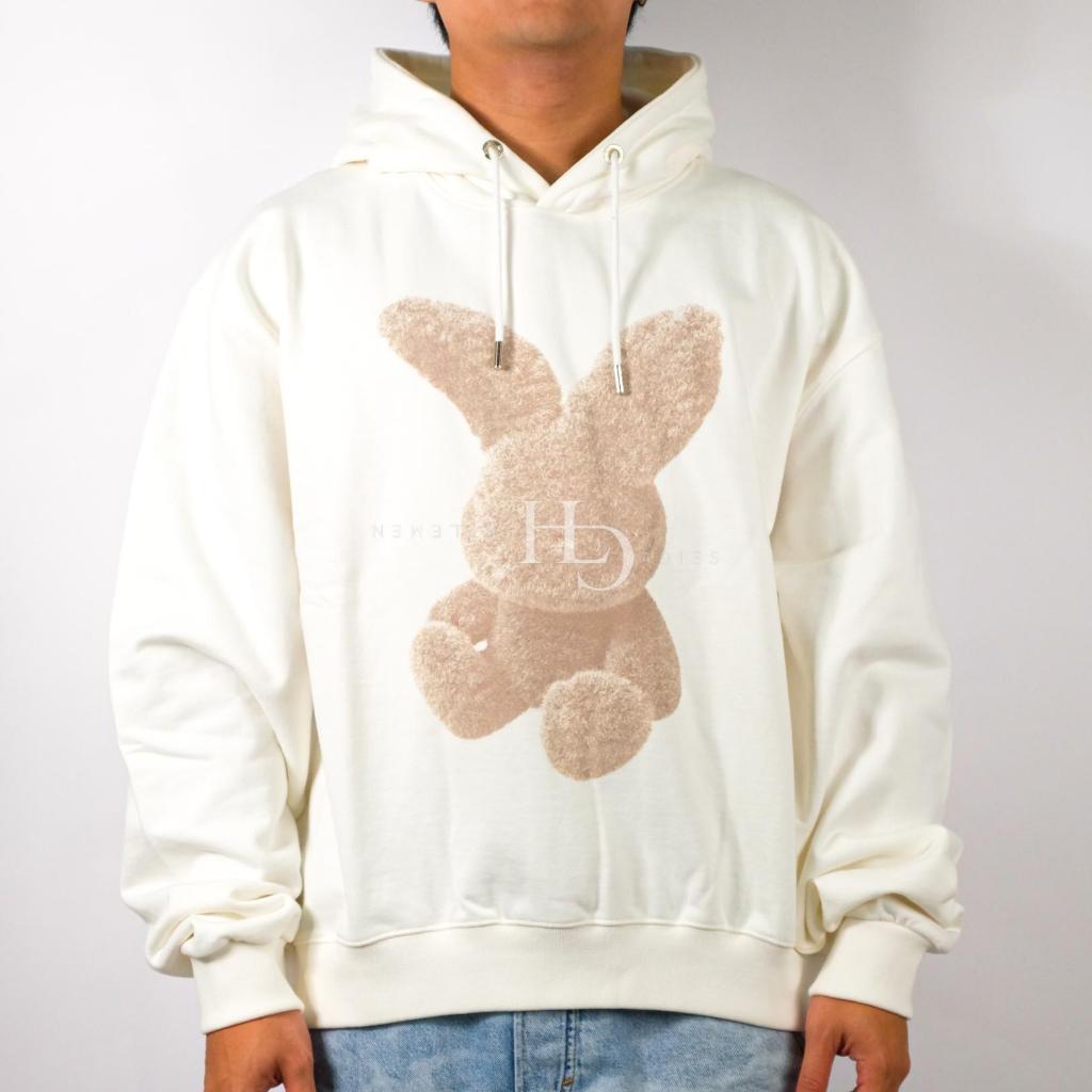 ADLV Fuzzy Rabbit Hoodie Cream