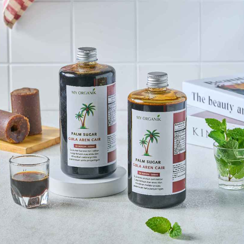 

My Organik Gula Aren Cair 500ml Legit Barista Choice Palm Sugar 100% Murni Premium High Quality