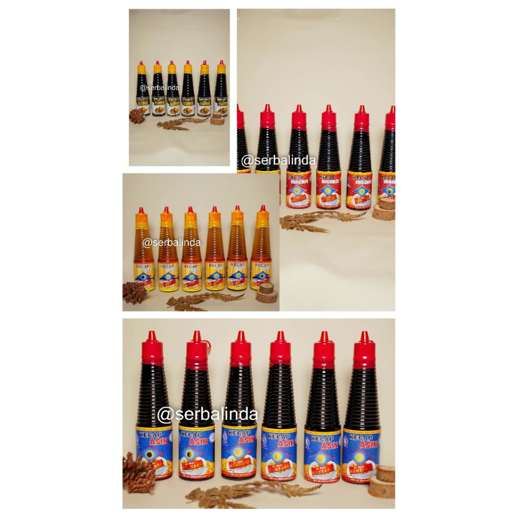 

6pcs Kecap Asin/Kecap inggris/Kecap ikan/Kecap Lada hitam @150 lebih murah halal cap sinar mentari bumbu masakan penyedap masakan harga reseller