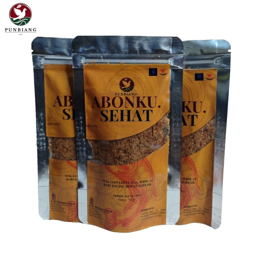 

PUN BIANG - PAKET HEMAT ABONKU IKAN AIR TAWAR ABON SEHAT PREMIUM