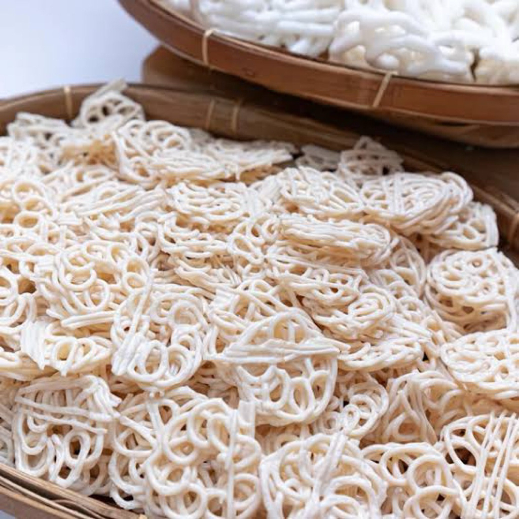 

Kerupuk Mentah Mawar Aci Putih 250 gram