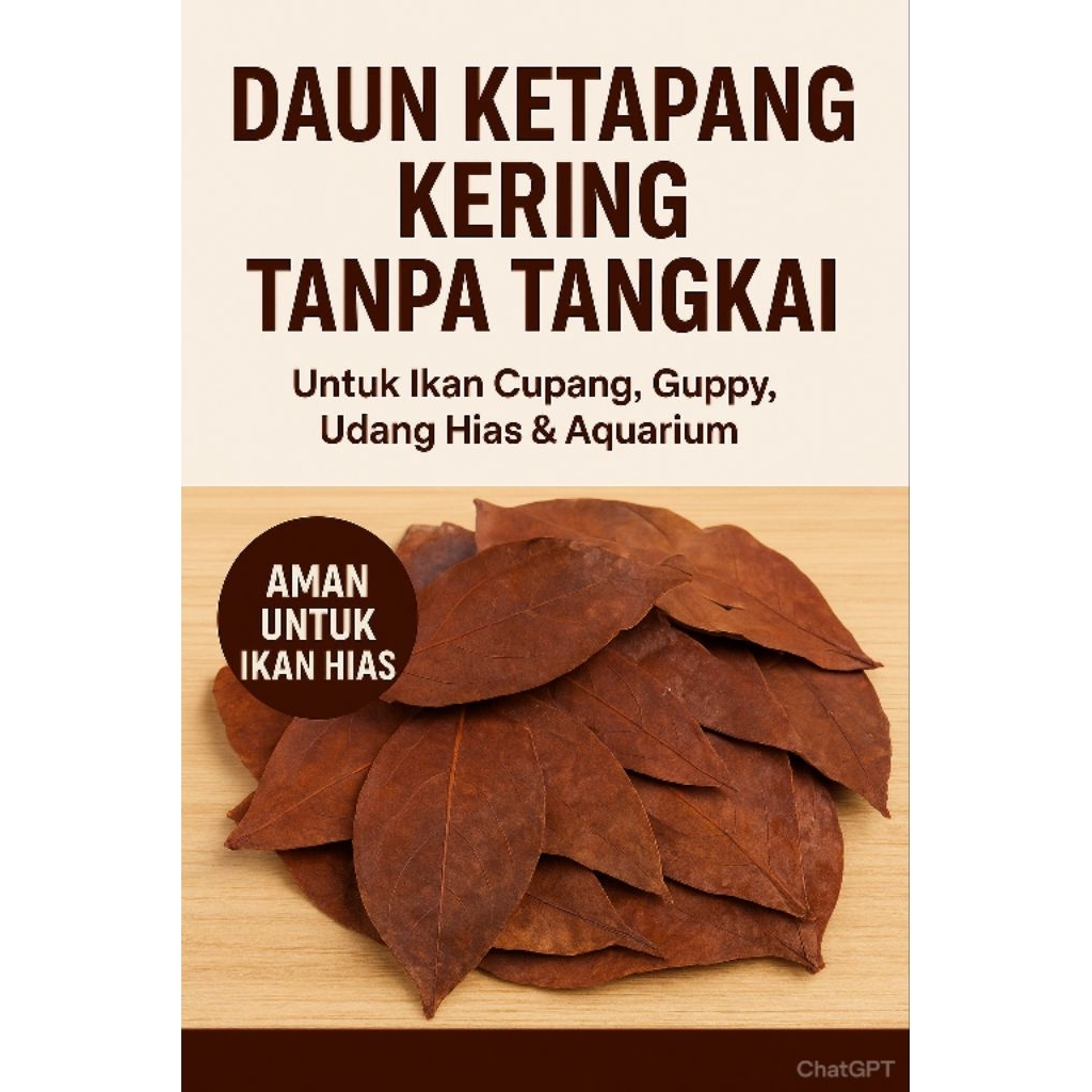 daun ketapang kering, daun ketapang cupang, daun ketapang aquarium, daun ketapang udang hias, daun k