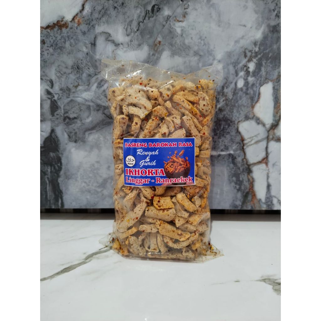

Basreng Pedas Gurih Renyah – Basreng Barokah Rasa 1000gr IKHORTA Linggar Rancaekek