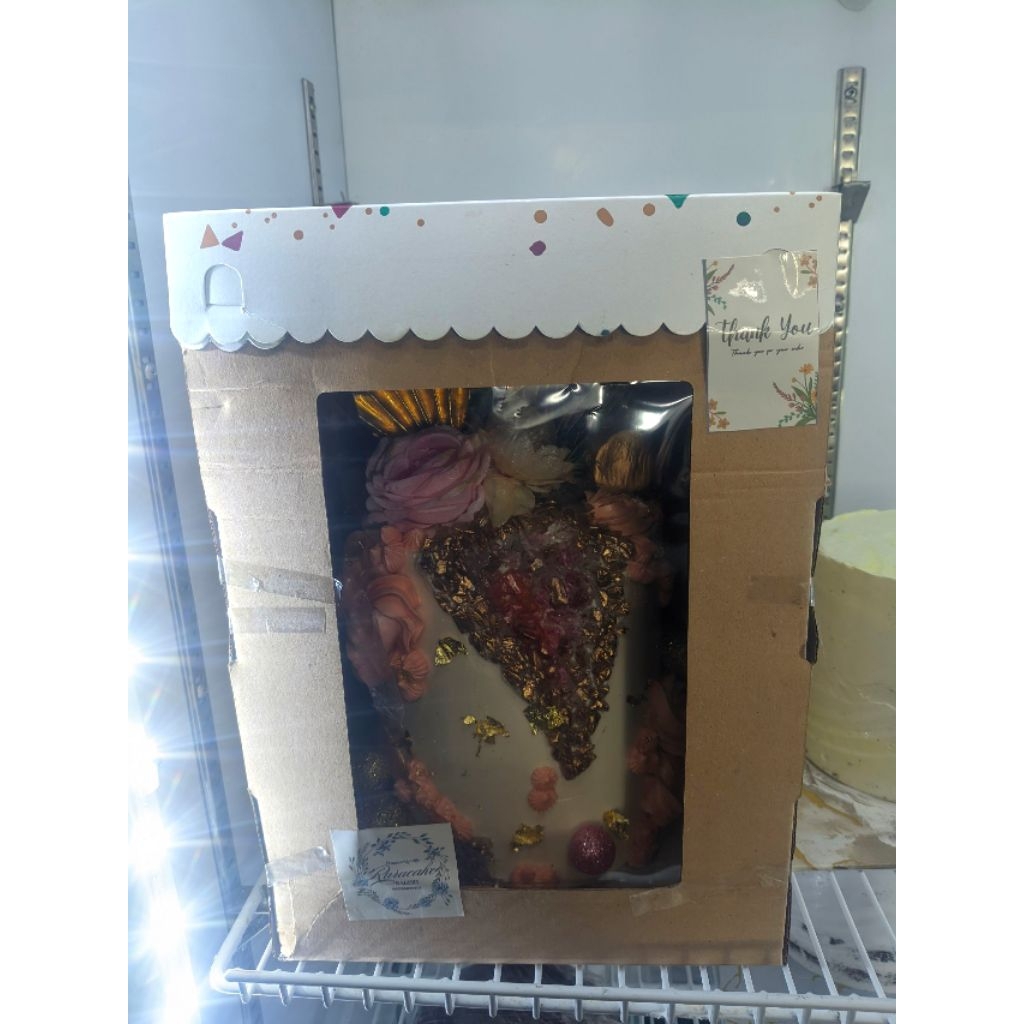 geode cake //cristal cake//cake mewah /