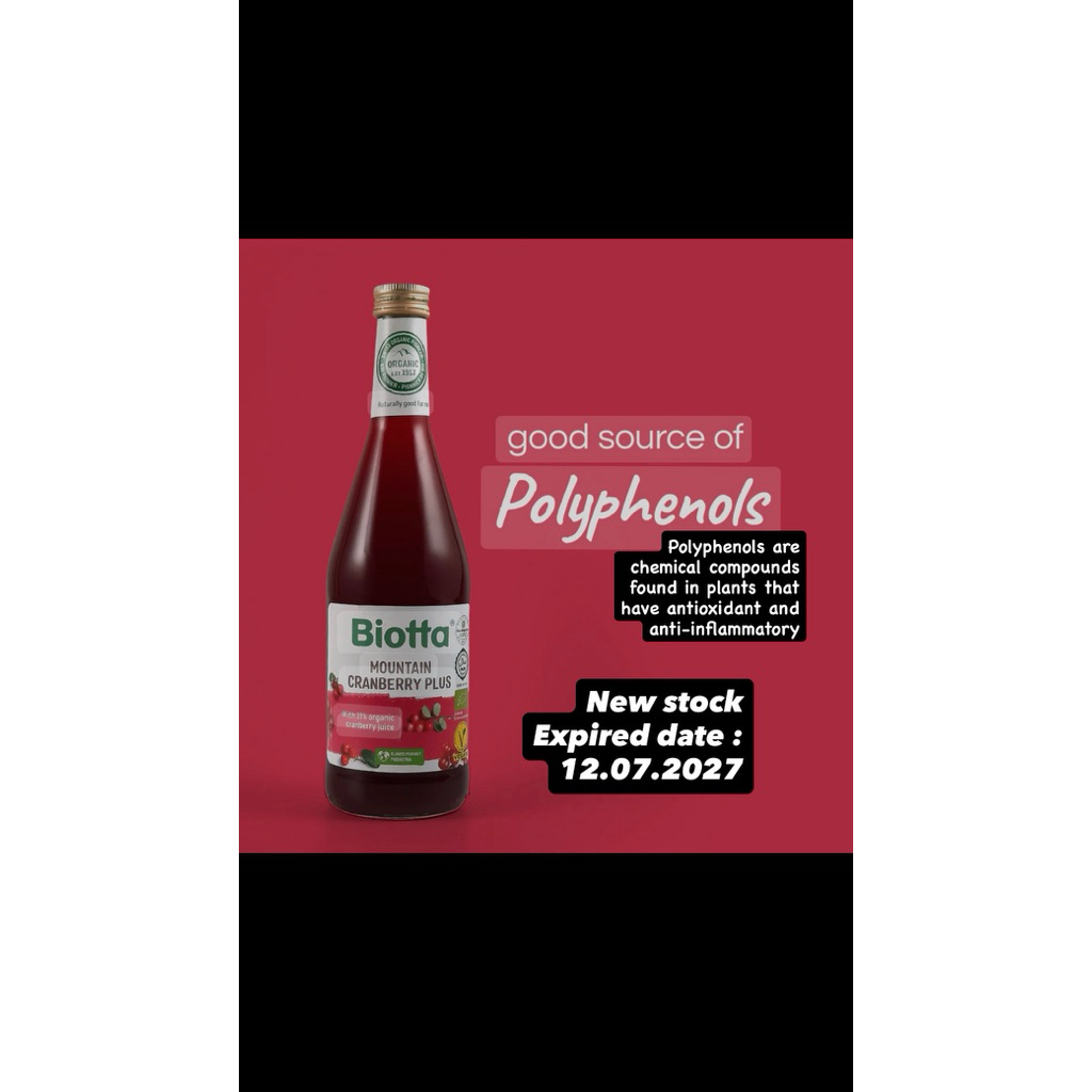 

BIOTTA WILD CRANBERRY JUICE