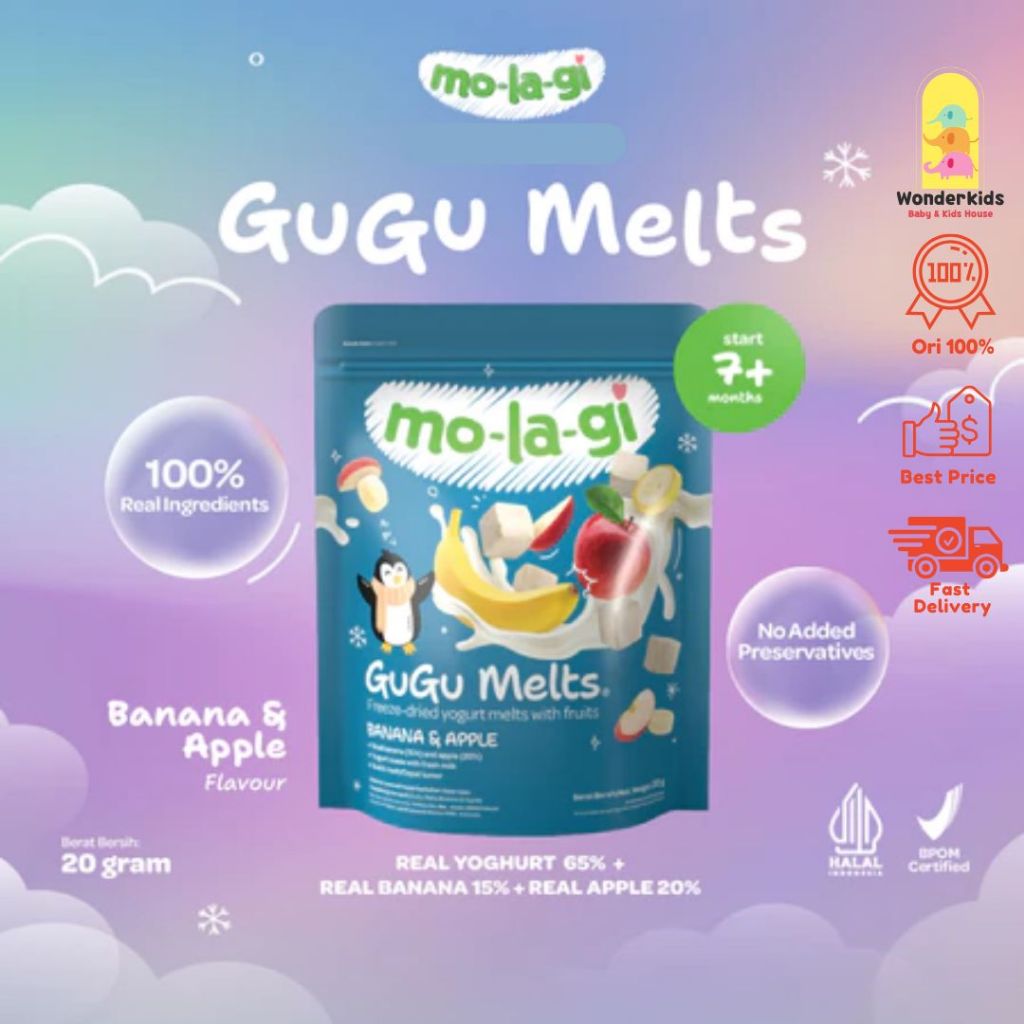 

Molagi - Gugu Melts Banana & Apple 20gr