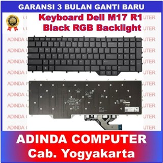 Keyboard Dell Alienware M17 17 R1 R2 R3 P43F P41e P45e Black RGB Backlight