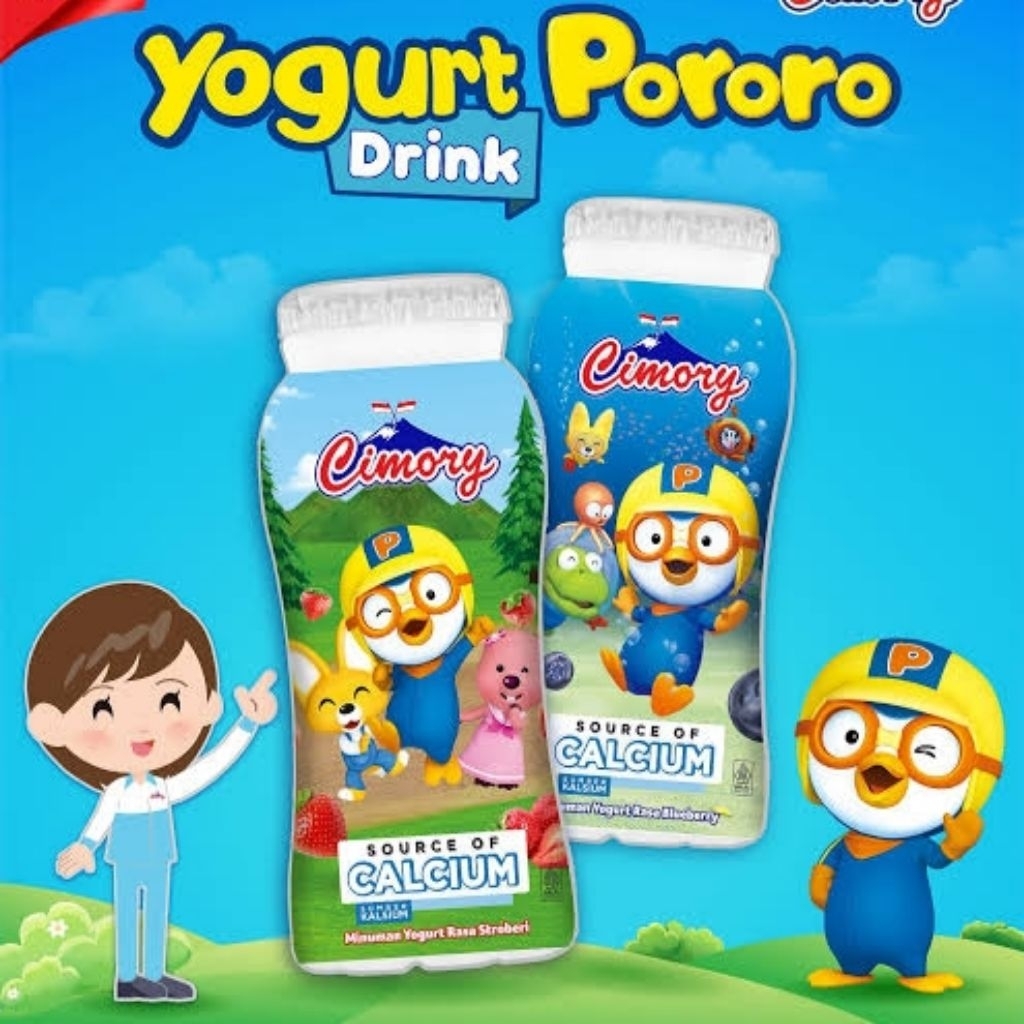 

[PACK] CIMORY YOGURT DRINK BOTOL MINI KECIL EDISI PORORO (KEMASAN BARU) PACK ISI 5 PCS