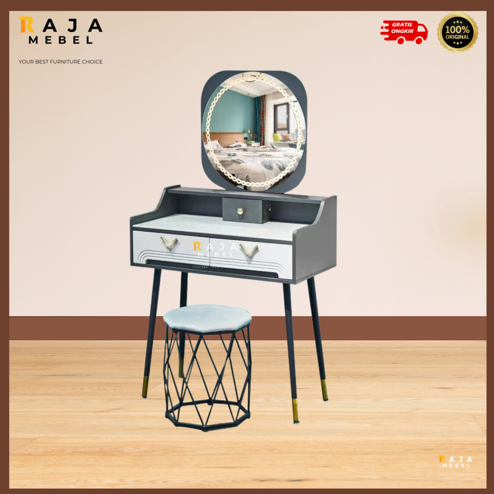 Meja Rias Tyra Importa Lampu Led Set