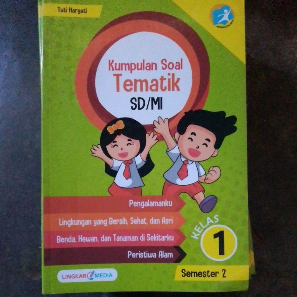 Buku Kumpulan Soal Tematik SD/MI Kelas 1 Semester 2