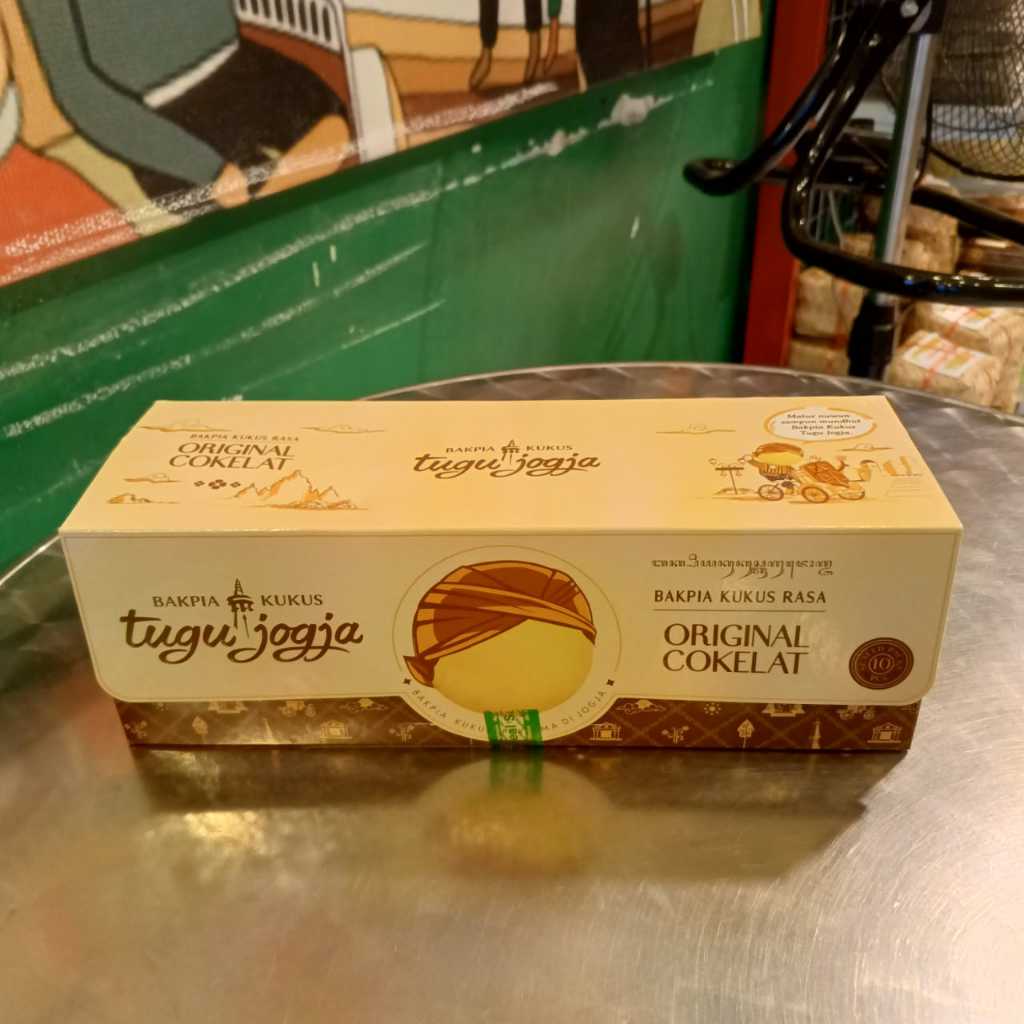 Bakpia Kukus Tugu Jogja - Bakpia Kukus Original Cokelat isi 10